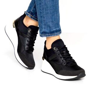 Aldo Thrundra platform wedge sneakers